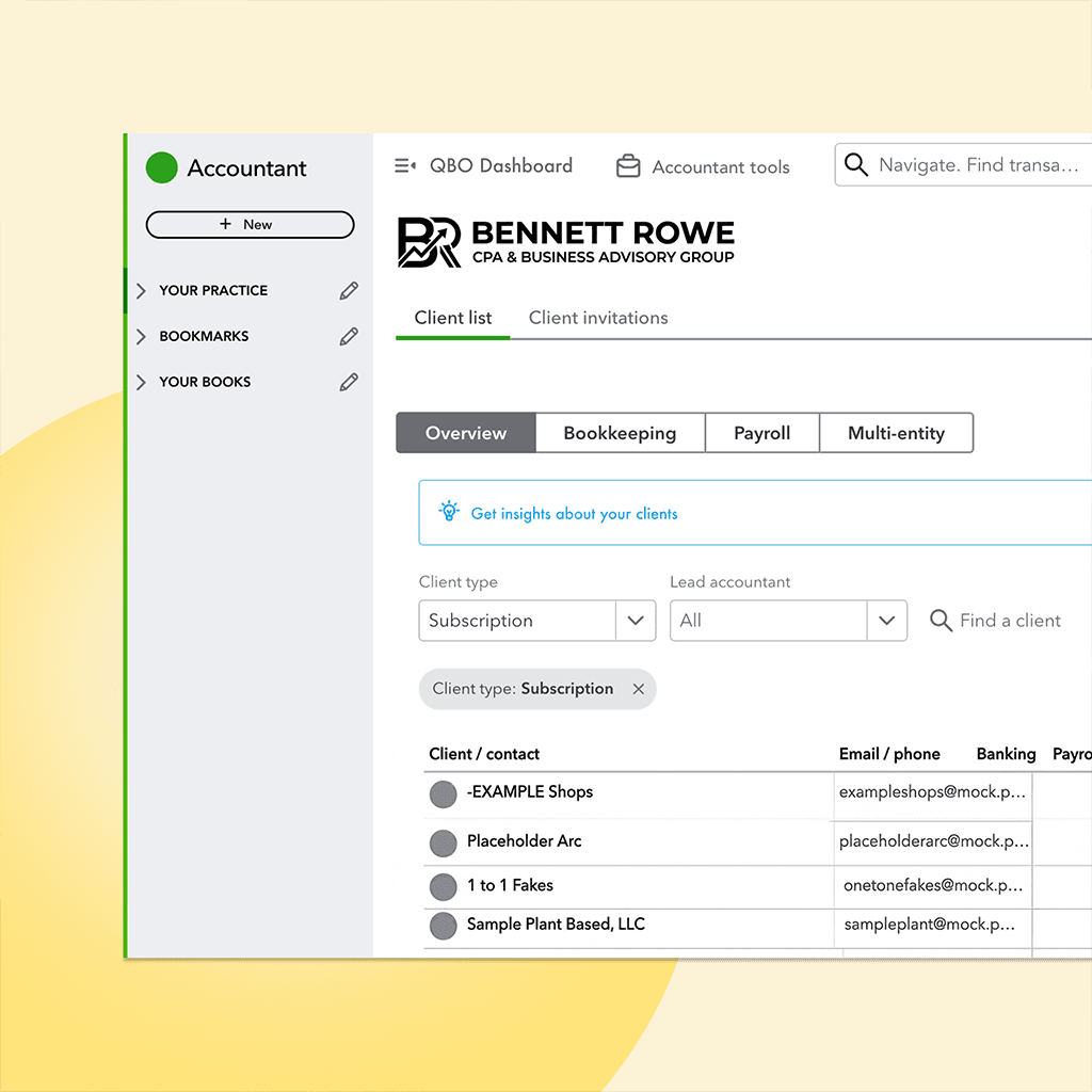 QuickBooks integration with Strata
